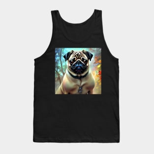 Pug Art Tank Top